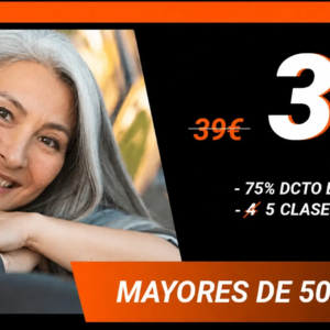 Permiso coche B Manual – Mayores de 50 años
